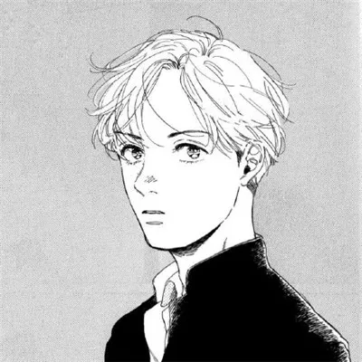 动漫头像男生帅气孤独黑白头像精选第1张