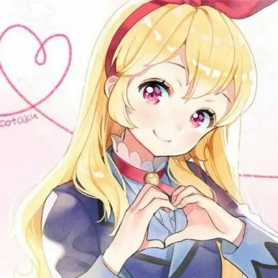 卡通二次元少女头像唯美高清第1张