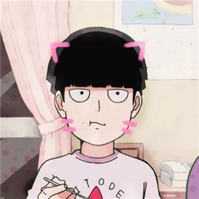 呆呆的宅男卡通男生头像第1张