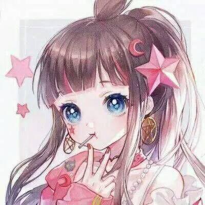 动漫卡通二次元女生头像可爱呆萌第1张