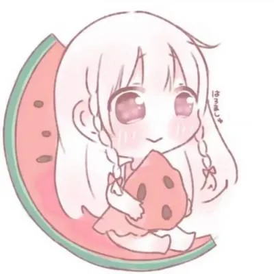 可爱的卡通二次元闺蜜头像一对第1张