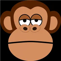 卡通猴子头像图片第1张