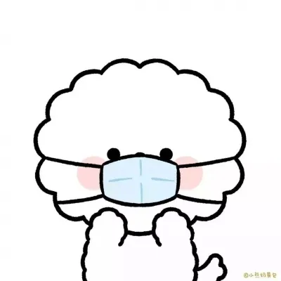 高清超萌戴口罩的图片卡通可爱头像第1张