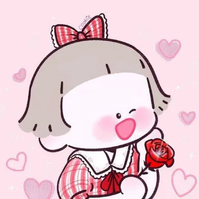 Q版萌系好看的卡通情侣头像可爱萌一男一女第1张