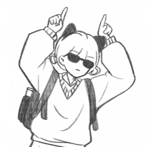 手绘女卡通头像图片第1张