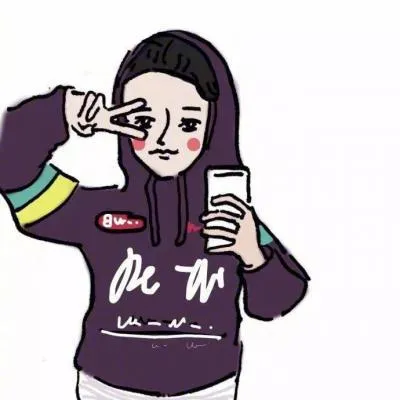 一对呆萌卡通情侣头像图片第1张