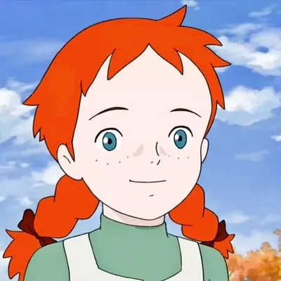 高清好看的动漫红发安妮头像第1张