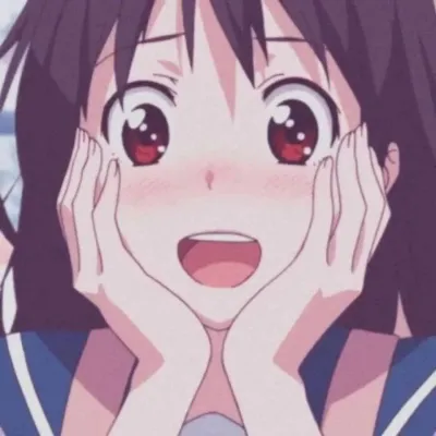 手绘动漫风卡通女生头像第1张