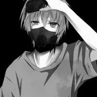 qq头像男生帅气动漫黑白精选第1张