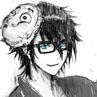 动漫头像男生霸气冷酷黑白大全第1张