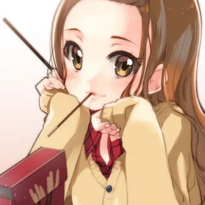 元气满满的二次元女生动漫微信头像第1张