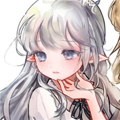 可爱动漫闺蜜头像女生两张分开第1张