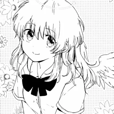 动漫清纯少女素描头像精选图集第1张