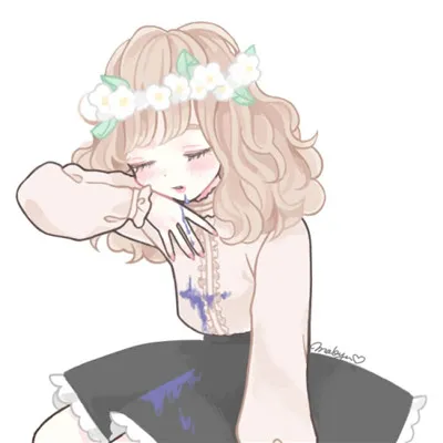 二次元动漫女生半身头像最新版第1张