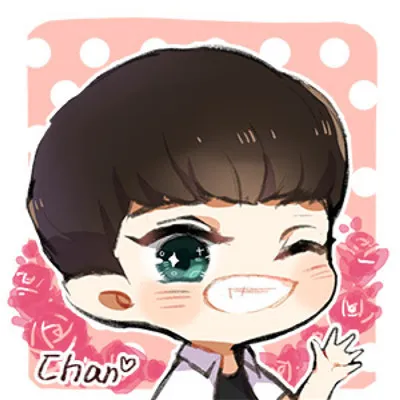 exo朴灿烈超萌超可爱动漫头像第1张