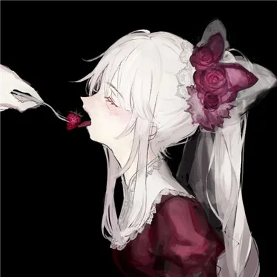 病娇女生动漫头像第1张