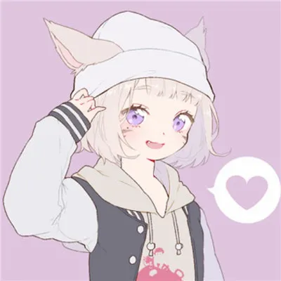 超萌可爱小清新女生动漫头像第1张