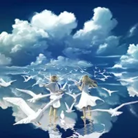 一对情侣在一起意境风景系好看的动漫头像第1张