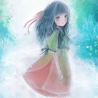 手绘插画个性头像日系唯美动漫女生头像第1张