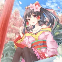 很萌的可爱动漫女生头像图片第1张