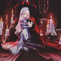 绘画精选qq动漫头像女生唯美意境长发的第1张