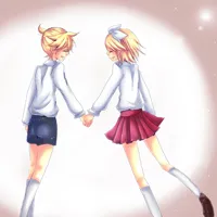 幸福甜蜜的校园系动漫情侣头像一左一右第1张
