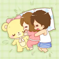 可爱呆萌卡通丢丢和呆呆个性头像第1张