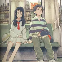 很美的插画系动漫情侣萌头像一对第1张