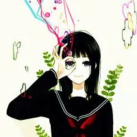 美化版日系唯美好看的手绘插画女生个性头像动漫系第1张