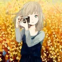 手绘动漫女孩头像图片第1张