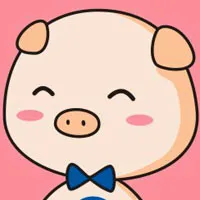 卡哇伊粉红色超萌小猪可爱动漫头像第1张