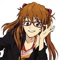 戴眼镜的动漫女孩头像第1张