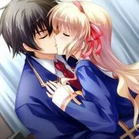 动漫情侣接吻头像第1张