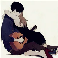 qq头像动漫情侣接吻拥抱着你十分激动太幸福了第1张