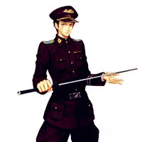 超有范儿超拽的动漫人物头像男生拿刀剑的第1张