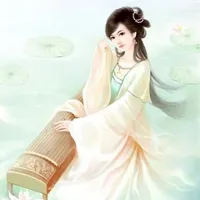 手绘古装美女头像第1张