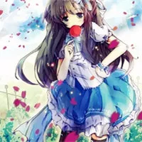 高清华丽萝莉动漫头像第1张