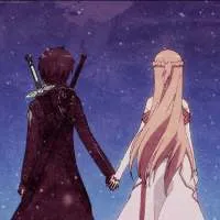 刀剑神域情侣头像第1张