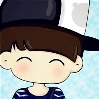 可爱脸萌系萌萌的手绘漫画微信男生头像第1张