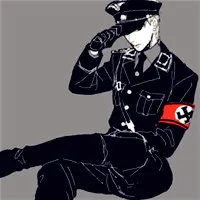 日系穿军装霸气动漫头像第1张