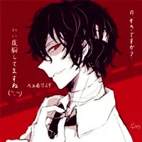 重口味红色系动漫男生头像第1张