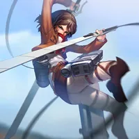 进击的巨人三笠·阿克曼QQ头像图片第1张