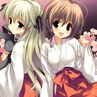 白色可爱日本银发动漫美女QQ头像图片第1张