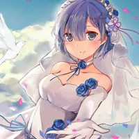 穿婚纱的雷姆头像图片第1张