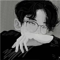 手绘二次元帅哥头像第1张