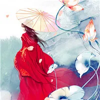 红衣古风女子头像第1张