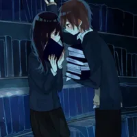 很有爱的二次元情侣头像第1张