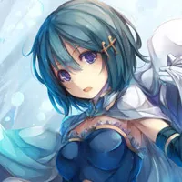 魔法少女美树沙耶香动漫手绘QQ头像图片第1张