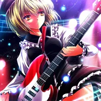 高清弹吉他的女生头像第1张