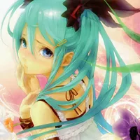 绚丽多彩的初音未来高清QQ头像图片第1张